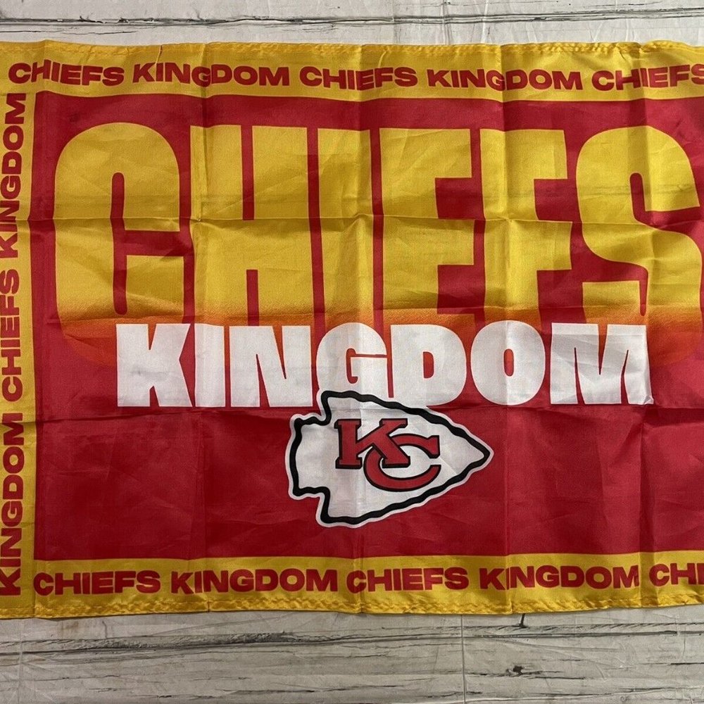 2022 Kansas City Chiefs Red Friday Flag Chiefs Kingdom #9